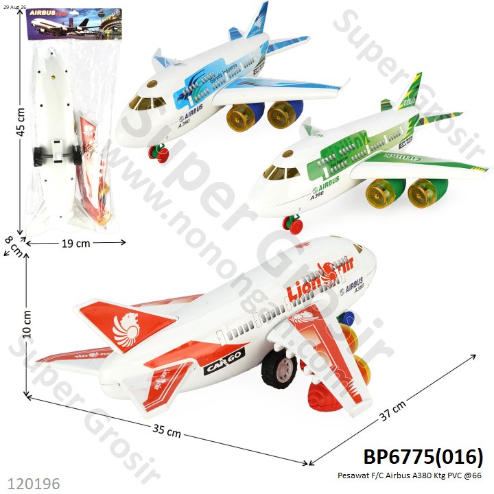 Pesawat F/C Airbus A380 Ktg PVC @66