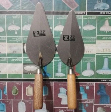 Sendok Semen / Cetok 6 Inch Gagang Kayu ZZ One 1 Box 12 Pcs Loose Pack @0