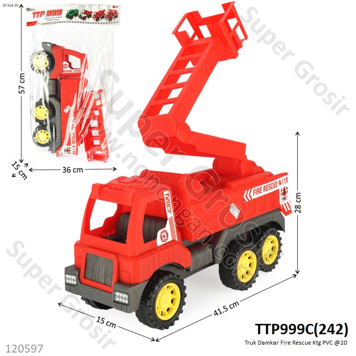 Truk Damkar Fire Rescue Ktg PVC @20