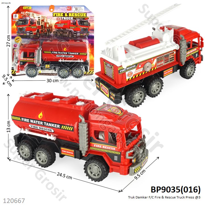 Truk Damkar F/C Fire &amp; Rescue Truck Press @36