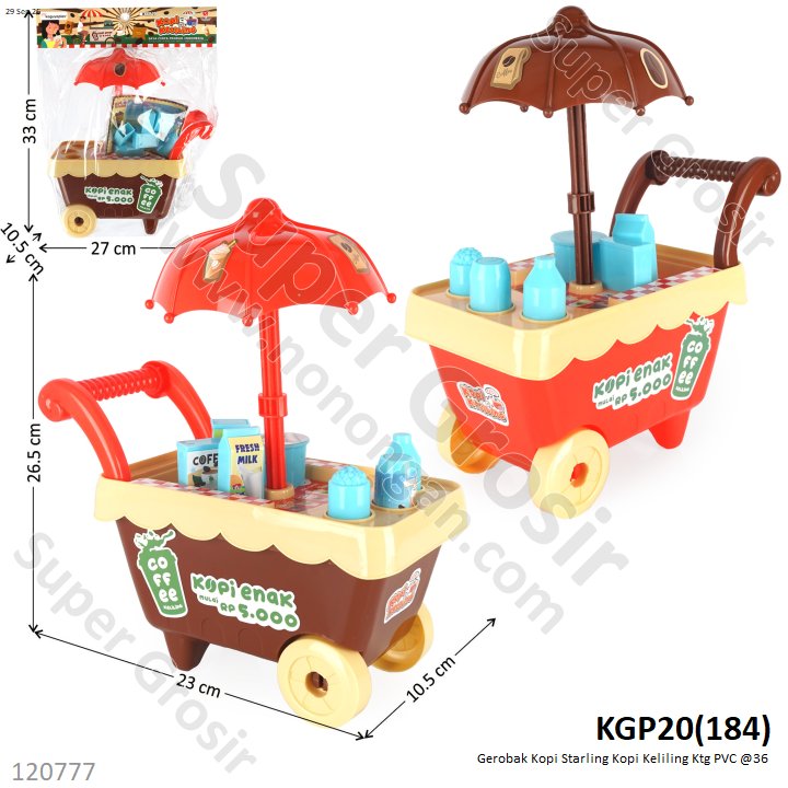 Gerobak Kopi Starling Kopi Keliling Ktg PVC @36