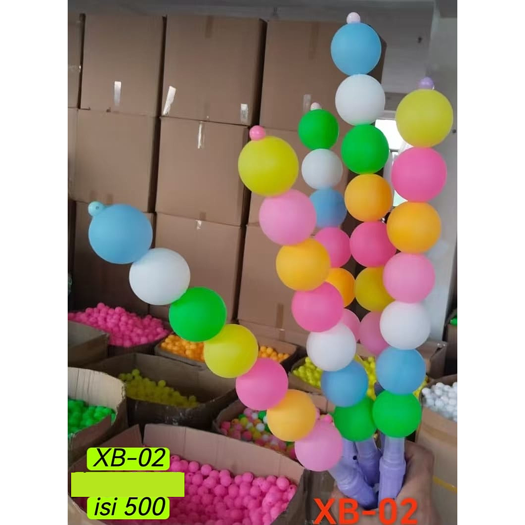 Mainan Tongkat Lampu Bola Pelangi B/O Lampu 1 Pack 5 Pcs Loose Pack @500