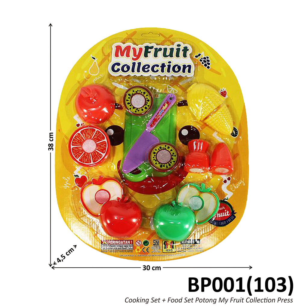 Cooking Set Potong Buah My Fruit Collection Press @60