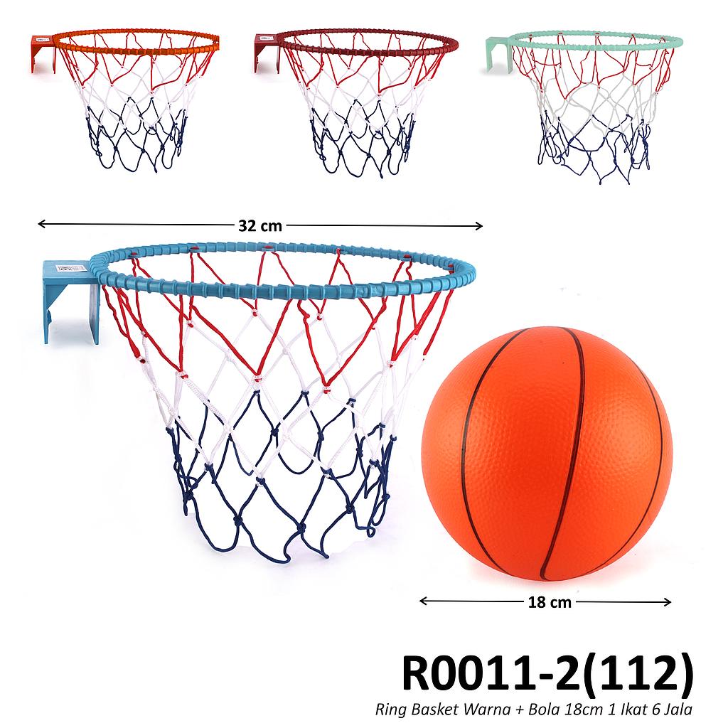 Ring Basket 32 cm + Bola 18 cm 1 Ikat 6 Pcs Jala @75