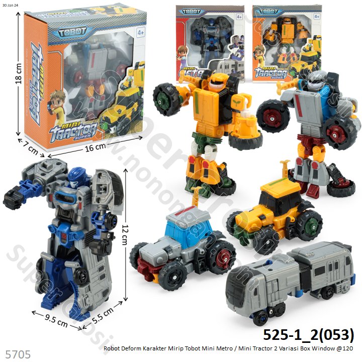 Tobot Mini Tractor Box Window @120