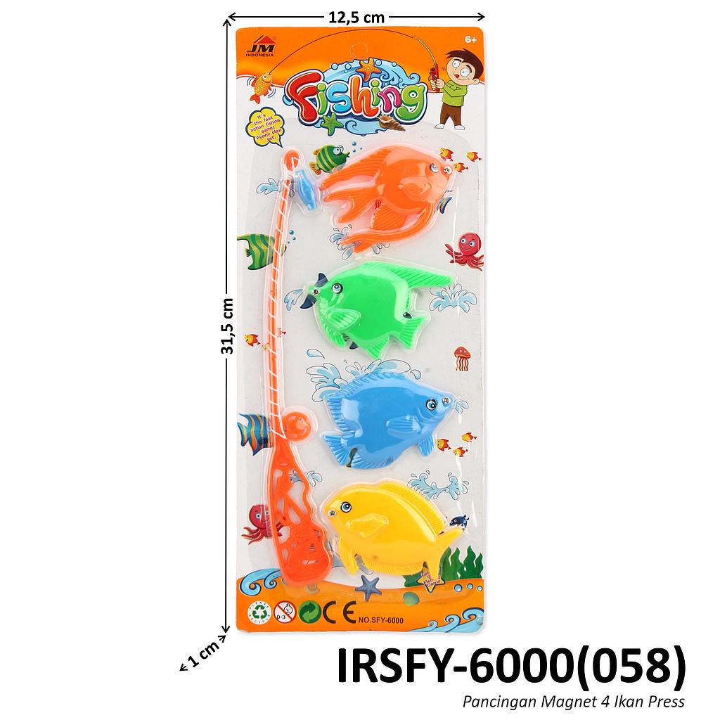 Pancingan Magnet Ikan 4 Pcs Fishing Press @600
