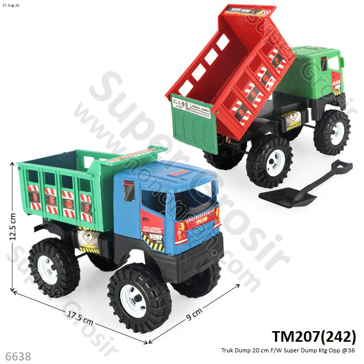 Truk Dump 20 cm F/W Super Dump Ktg Opp @36