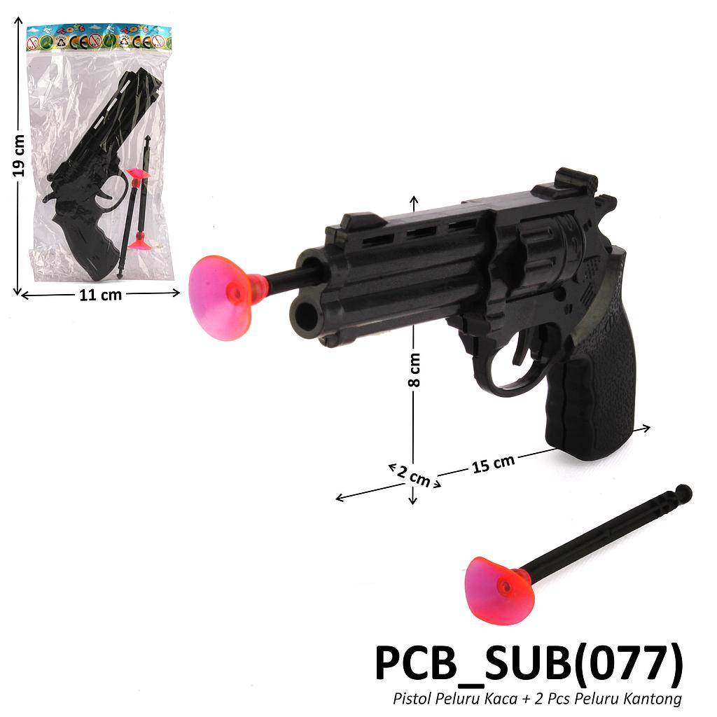 Pistol Peluru Kaca Set Peluru 2 Pcs Toys Ktg Opp @1300