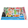 ^Sticker Transparan Motif Campur Uk.50x70 Ktg @300

