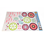 ^Sticker Transparan Motif Campur Uk.50x70 Ktg @300

