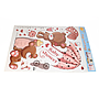 ^Sticker Transparan Motif Campur Uk.50x70 Ktg @300
