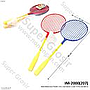 Raket Badminton 2 Pcs dan Kok Plastik Sports 1 Inner 72 Pcs Jala @216