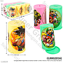 Celengan Plastik Target Medium Gambar Karakter CL-DX02 3 Warna 1 Pack 12 Pcs Loose Pack @192