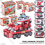 Mini Block Kendaraan Damkar / Polisi / Konstruksi 6 In 1 Jiqile 6 Model 1 Box 12 Pcs Box @576