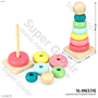 Ring Donat Kayu 6 Ring Ktg Shrink @150