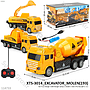 R/C Truk Konstruksi / Damkar Charge + Kabel Charge Lampu Urban Truck 27 MHz 4 Channel 1 Ikat 2 Pcs Box @72