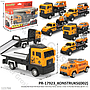 Diecast Truk Muat P/B Muat Mobil Skala Hot Wheels 1:64 F/W Alloy Trailer Series 1 Inner 72 Pcs Box Window @144