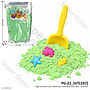 Magic Sand Refill 1 Kg + Cetakan Super Sand Ziplock Pouch @25