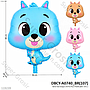 Balon Gas Kanguru 50 Pcs Pack Plastik @60