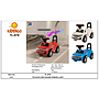 Tunggangan Mobil B/O Musik Lampu Kiddigo 1 Inner 1 Pcs Box @6