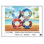 Pelampung Bulat Karakter 50 cm Swimming Ring 50# 1 Pack 60 Pcs Ktg Opp @600
