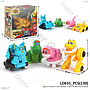 Gogo Dino Deform Tranformer 5 Karakter 1 Ikat 5 Pcs Box Window @240