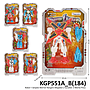 Robot + Senjata Warrior Rangers Megabot 2 Karakter 3 Warna Press @96