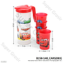 Teko Karakter 1400 ml Set Gelas 4 Pcs 300 ml Ktg Opp @60