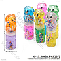 Slime Botol 2 Tabung Crystal Mud 6 Warna 1 Box 12 Pcs Botol @240