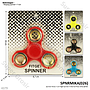 Spinner Polos 7 cm Fitget Spinner 4 Warna Press Mika @300