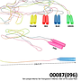 Tali Lompat Warna Tali Transparan 5 Warna 1 Ikat 10 Pcs Loose Pack @1500