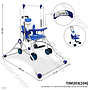 Ayunan Bayi 2 in 1 Stroller B/O Musik Baby Swing + Stroller Box @1
