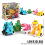 Gogo Dino Deform Tranformer 5 Karakter 1 Ikat 5 Pcs Box Window @240