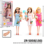 Boneka Barbie Hamil dan Anak Happy Mother 4 Warna Box Window @134