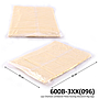 Lap Chamois / Kanebo Lembaran Polos 43x32 cm 1 Ikat 10 Pcs Ktg Opp @0