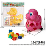 Puzzle Block Bebek Roda Toys 1667-R 2 Warna Ktg Opp @66