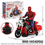 Sepeda Motor B/O Figure Spiderman Ultimate Spiderman B/O Jalan Lampu Musik 3189B 1 Inner 36 Pcs Box @72