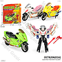 Robot Deform Sepeda Motor Rider Bot Press @360