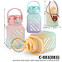 Botol Minum Kotak Gradasi 1300ml Popular Broun 037-2 3 Variasi Tas Serut @48