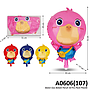 (Obral) Balon Gas Bebek Paruh 50 Pcs Pack Plastik @60