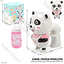 Bubble Gun Karakter B/O Musik Lampu + Refill Gun Bubble Box @60