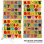 Puzzle Block Kayu Angka / Huruf Ktg Shrink @0