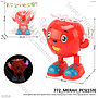 Robot Dance Apel Dancing B/O Musik Lampu Toys 1 Inner 72 Pcs Ktg Opp @144