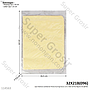 Lap Chamois / Kanebo Lembaran Polos Kuning 32x21 cm 1 Ikat 10 Pcs Ktg Shrink @450