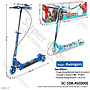 Scooter Roda 3 Roda Nyala Gambar Karakter Scooter Box @6