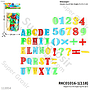 Block Huruf & Angka Magnet Ktg PVC @144