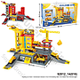 Parking Lot Track Konstruksi / Damkar Set Diecast Kendaraan 3 Pcs Skala Hot Wheels F/W Building Site / Fire Station Box Window @24
