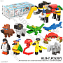Mini Block Hewan 10 In 1 Deform Gajah Great Friend Animals 1 Pack 10 Pcs 1 Inner 300 Pcs Box @600 
