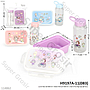 Lunch Box Set 800 ml + Botol Minum 500 ml 1 Ikat 3 Pcs Ktg Opp @72(1)