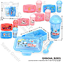 Lunch Box Set 380 ml + Botol Minum 300 ml 1 Ikat 4 Pcs Ktg Opp @96